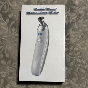 Handheld Diamond Microdermabrasion Machine Kit with 9 Tips & USB Charging White